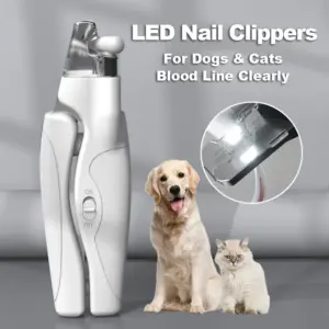 cortador de unhas led para cães e gatos