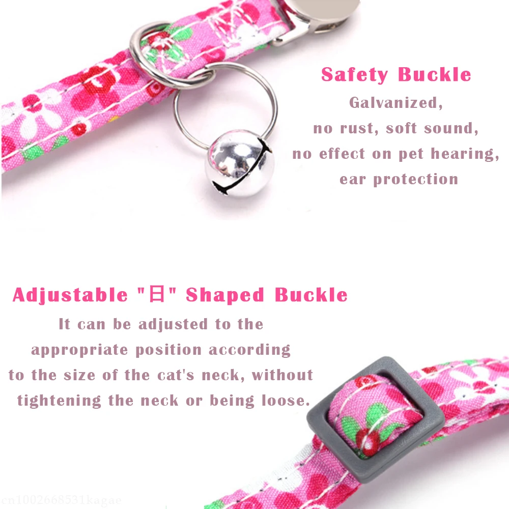 Coleira para Gato Personalizada com Sino e Fivela de Segurança - Imagem 4