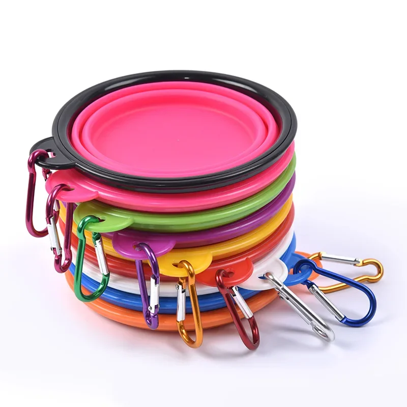 Tigela Dobrável para Cães de Silicone 350ml para Viagem Portátil - Image 4