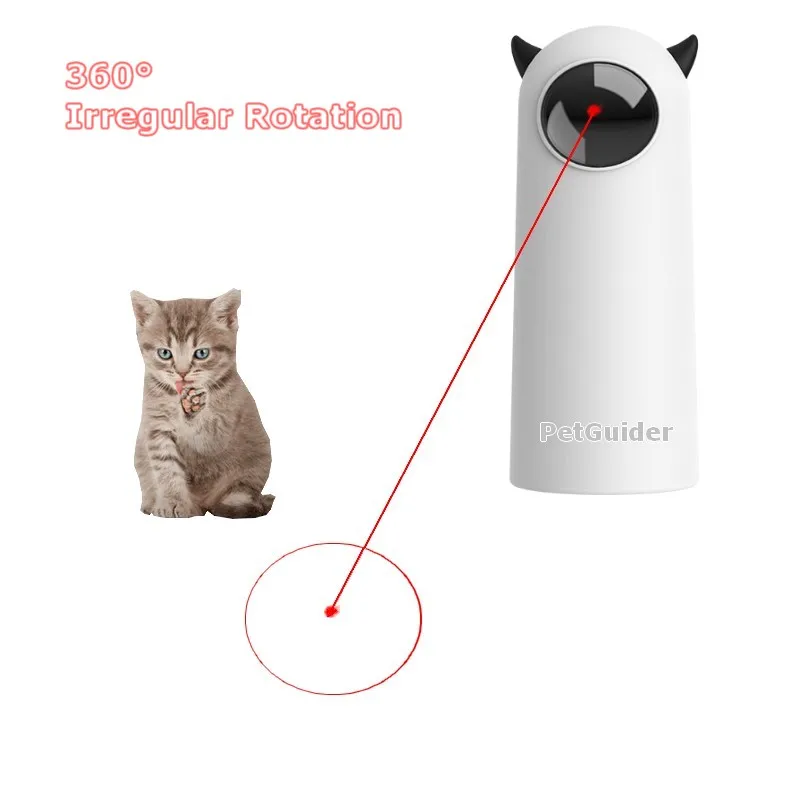 brinquedo laser para gatos rotação 360
