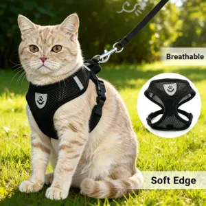 peitoral ajustável para cães e gatos