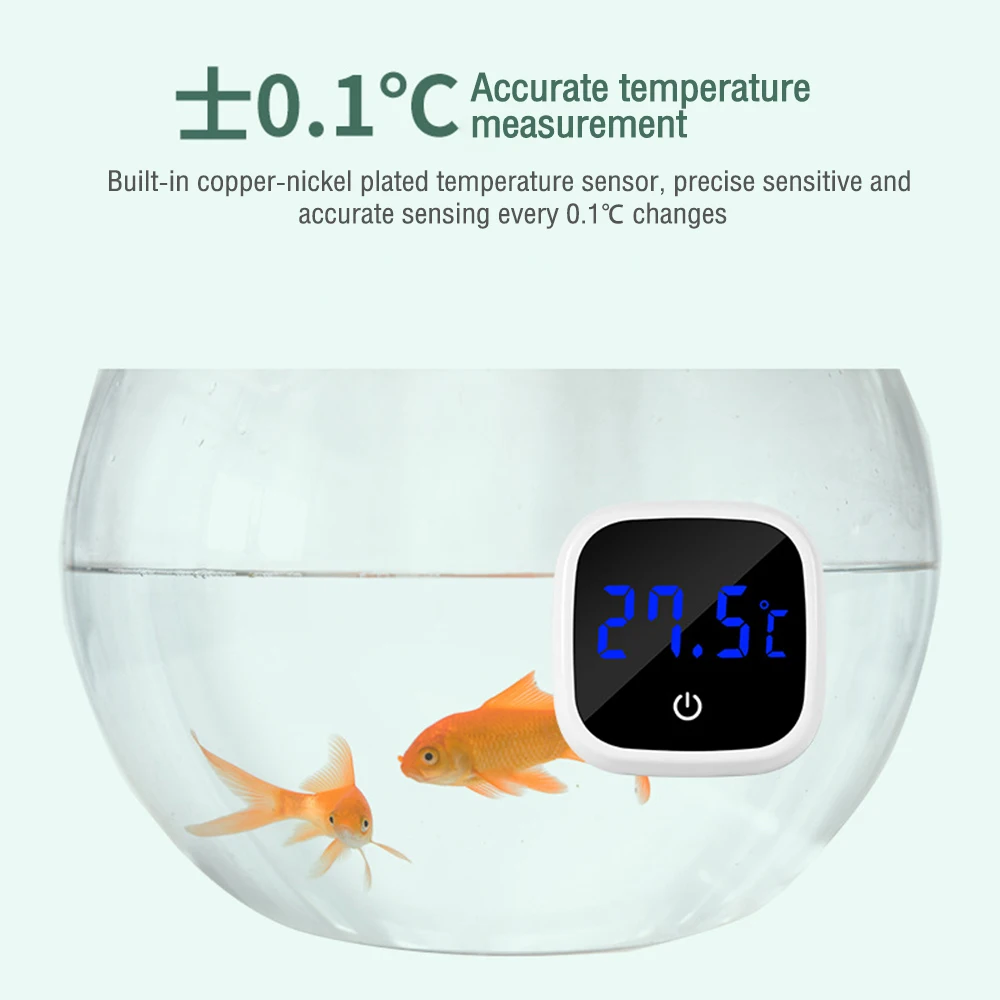 Termômetro Digital para Aquário LED Display Duplo 0-60°C - Imagem 3