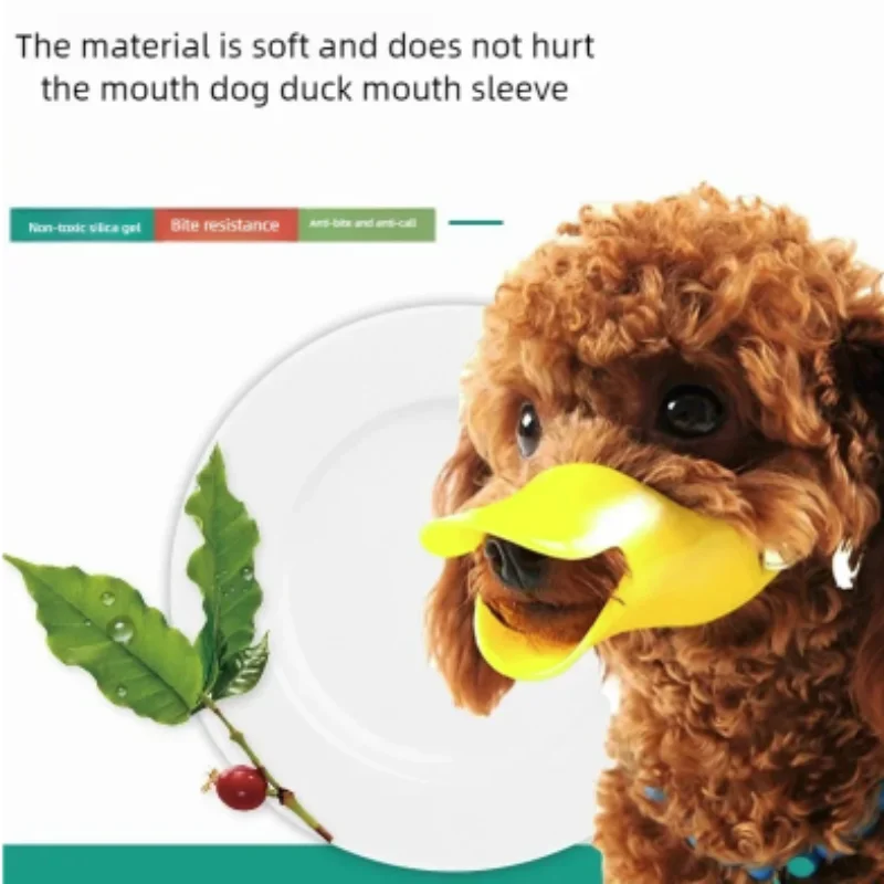 Focinheira de Silicone para Cães Ajustável Antimordida - Imagem 5