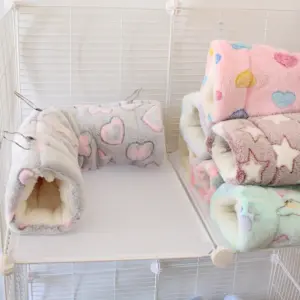 ninho túnel de pelúcia para hamster