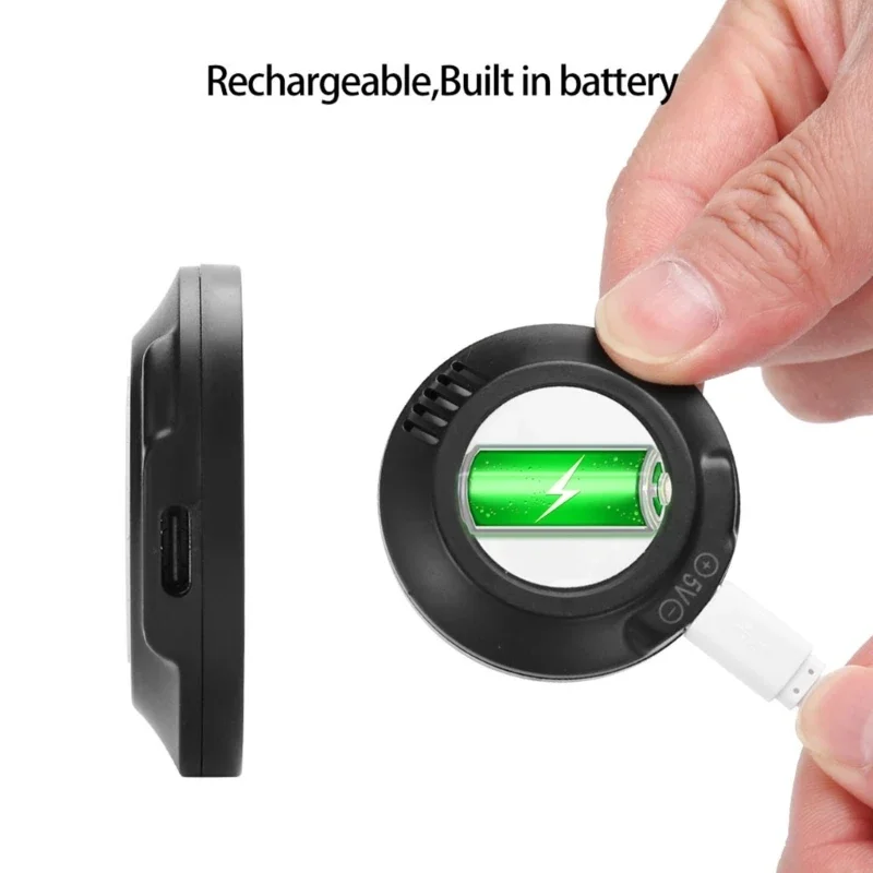 Termômetro Digital LED para Aquário e Terrário Recarregável USB - Imagem 3
