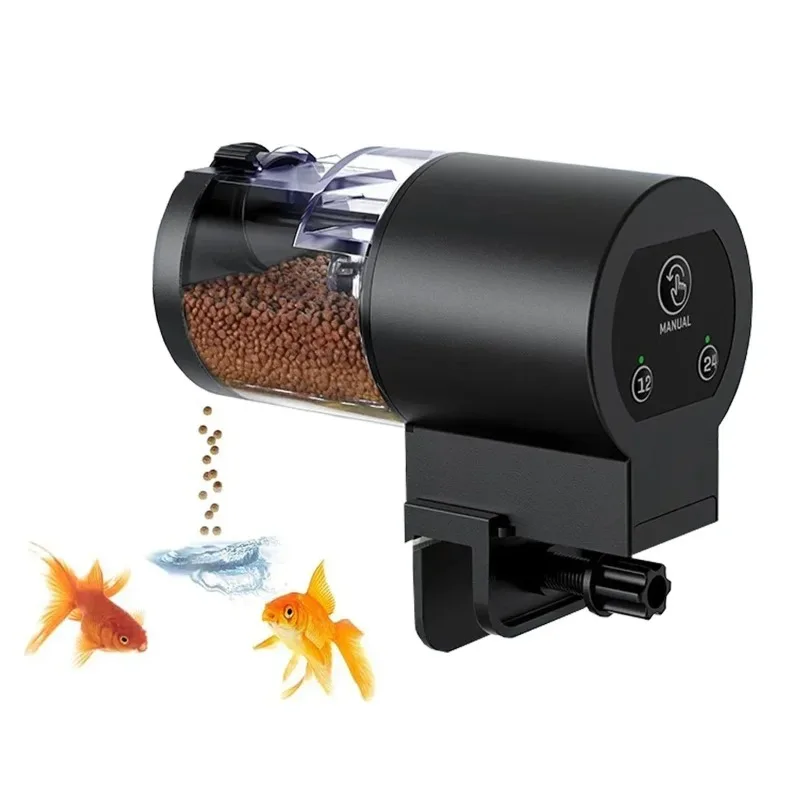 Alimentador Automático Digital para Peixes 100ml Programável - Imagem 2