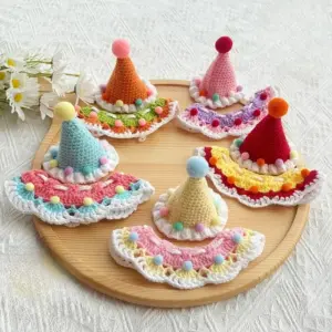 chapéu de aniversário para gatos e cães pequenos
