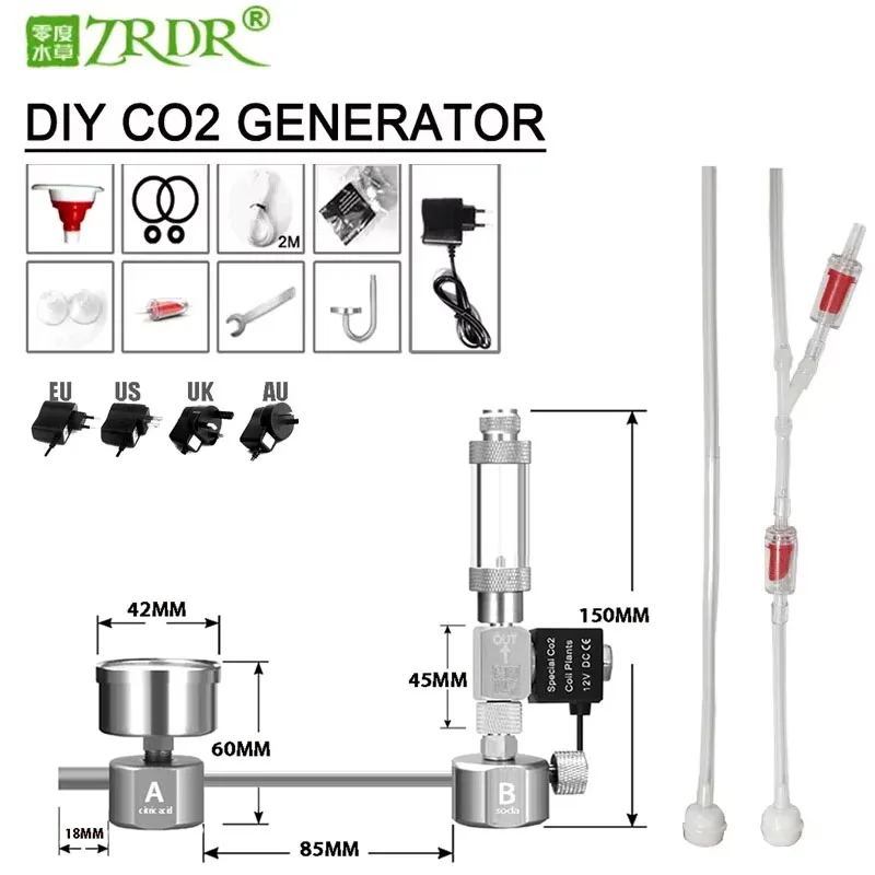 gerador de CO2 para aquário