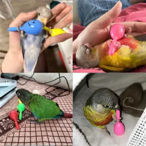 chocalho para pássaros de plástico