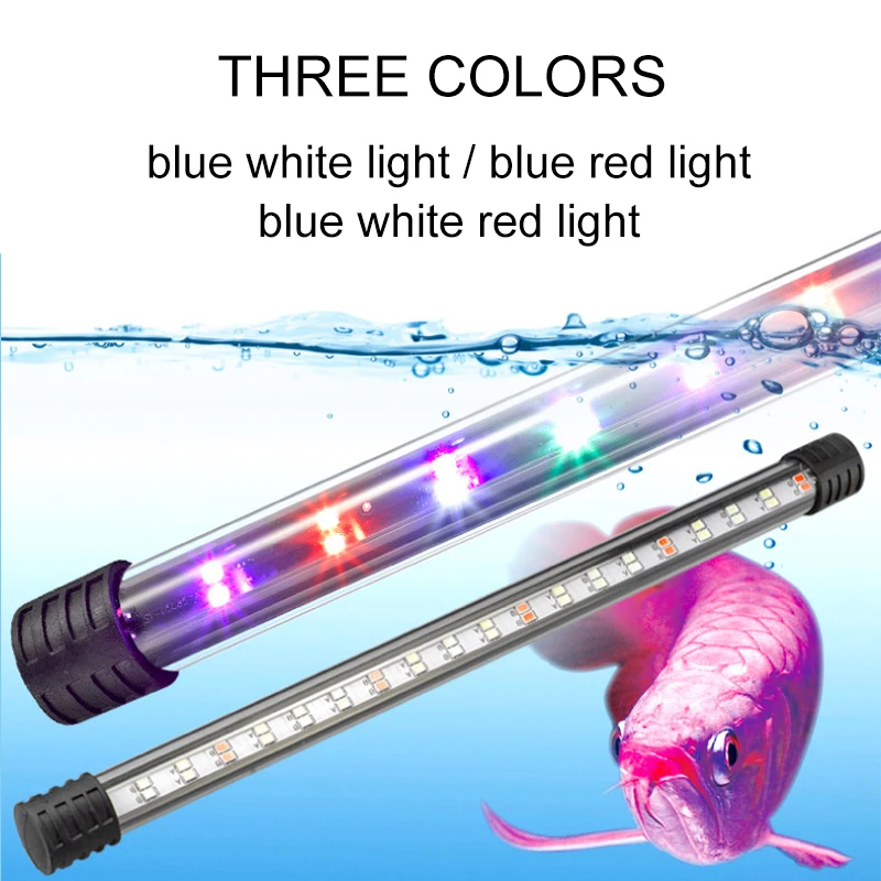 Luz LED para Aquário Submersível 220-240V com 3 Modos de Luz - Imagem 2