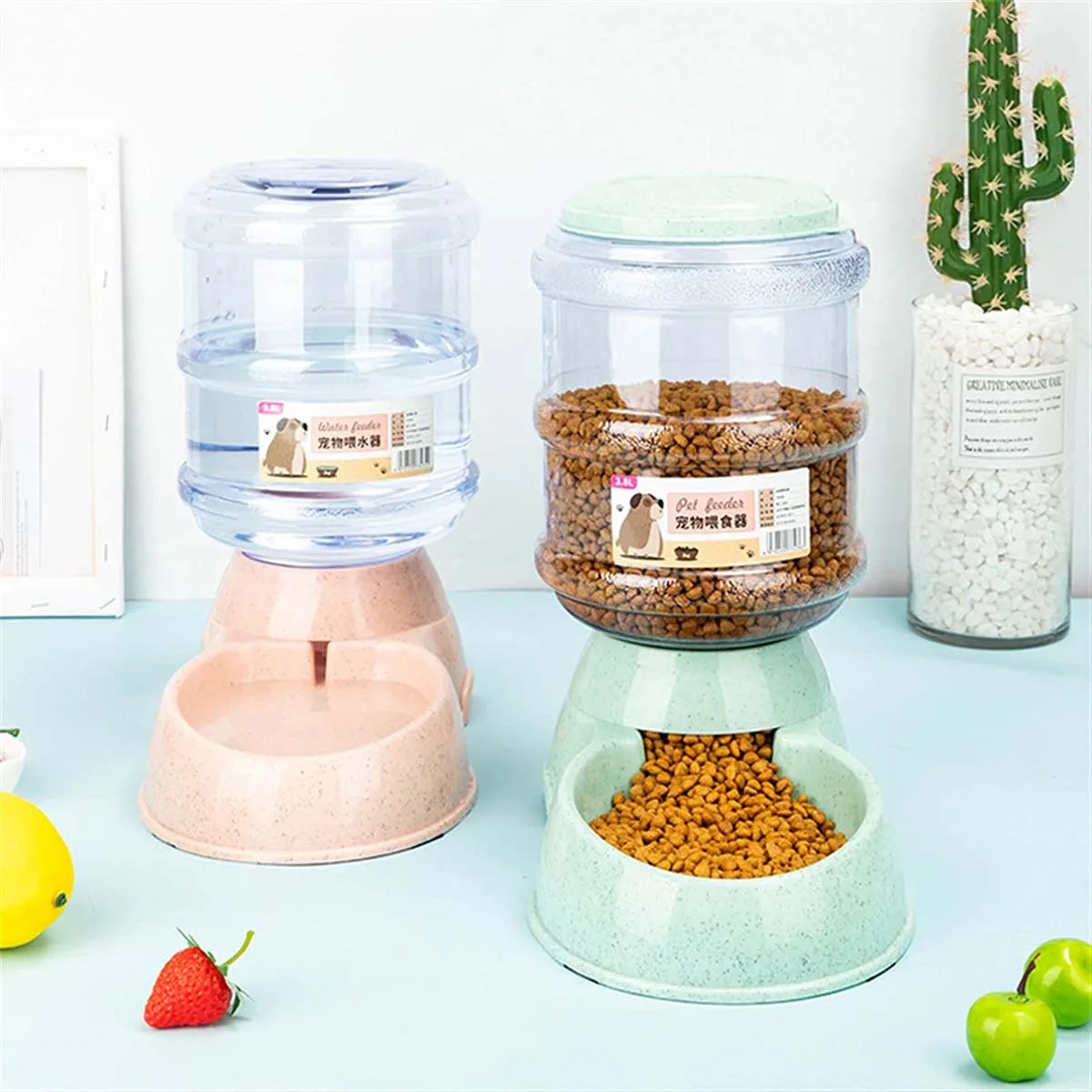 Alimentador Automático para Cães e Gatos de 3.8L com Base Antiderrapante - Imagem 6