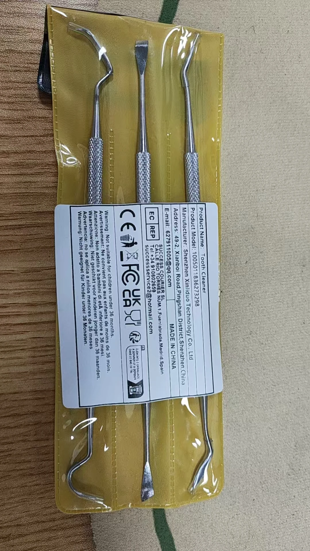 Kit Limpeza Dental Cães Aço Inoxidável Ponta Dupla - Imagem 6