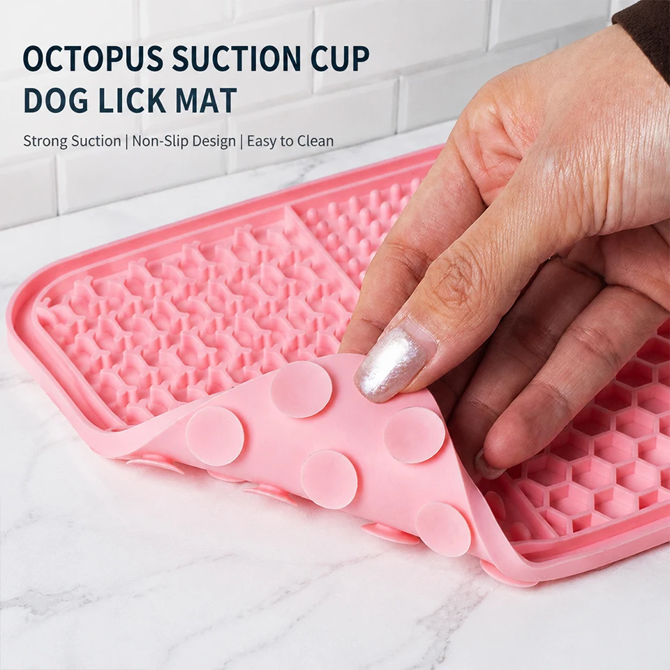 Tapete de Alimentação Lenta para Cães e Gatos de Silicone com Ventosas - Image 5