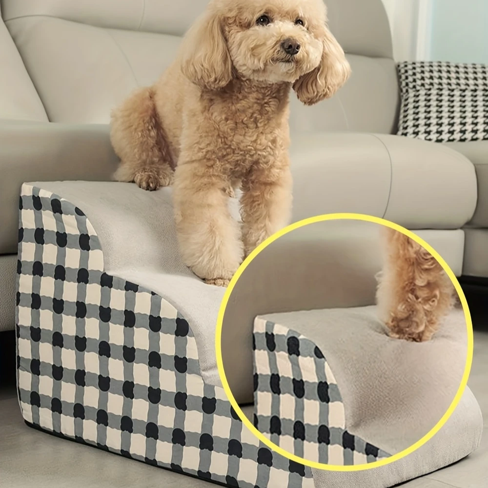 Escada para Pets de Espuma para Sofá e Cama Antiderrapante - Imagem 6