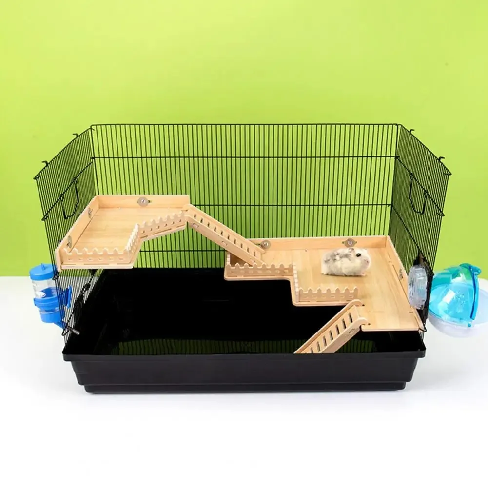 Plataforma de Escalada para Hamster de Madeira com Escada - Imagem 5