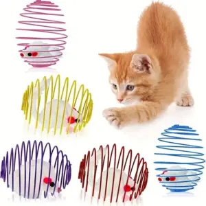 brinquedo para gatos bolas com ratos