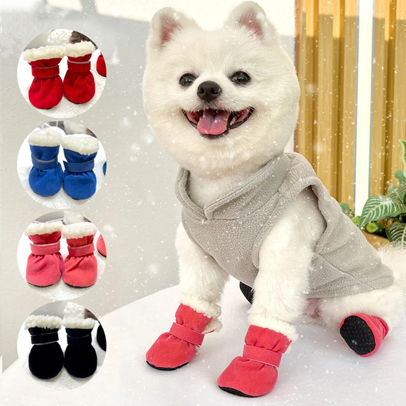 botas de neve para cães pequenos impermeáveis