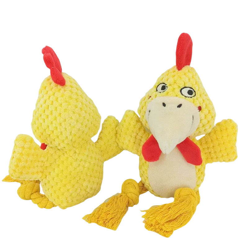 Brinquedo de Pelúcia para Cães com Formato de Urso 18x15 cm para Interagir - Imagem 4