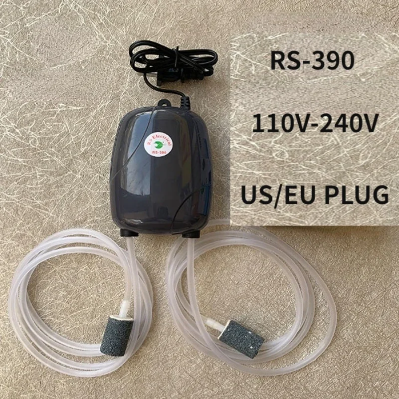Bomba de Ar para Aquário 220V com Saída Dupla e Fluxo de 4,5 L/min - Imagem 3