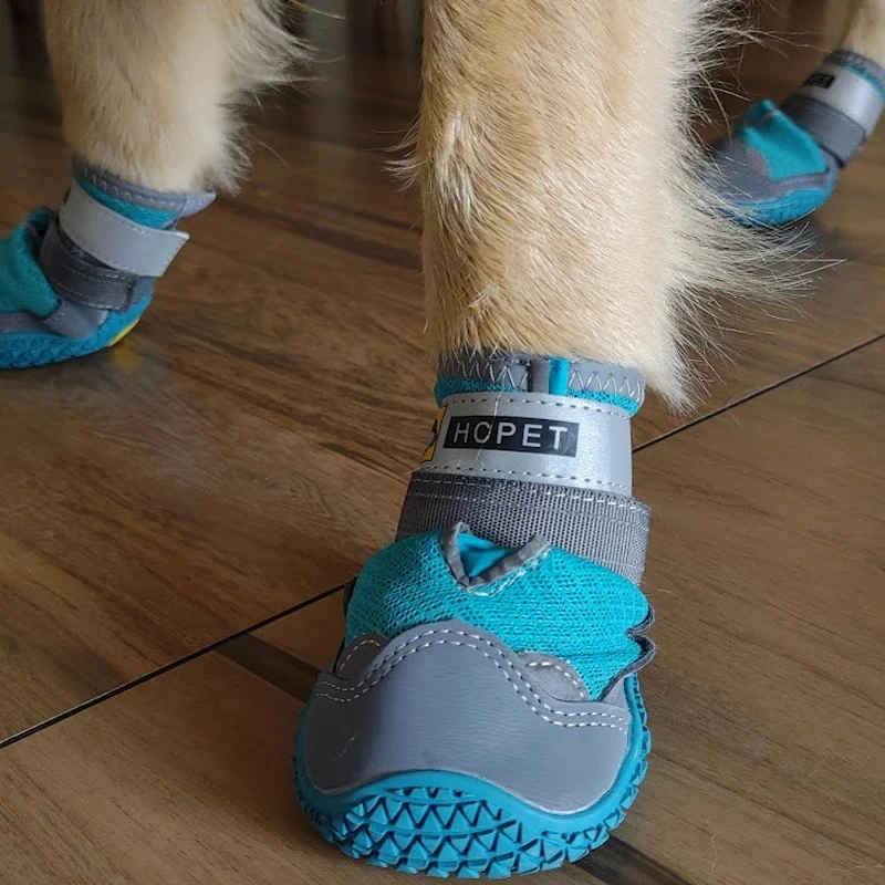 Botas para Cães Reflexivas Impermeáveis para Neve e Chuva - Imagem 6