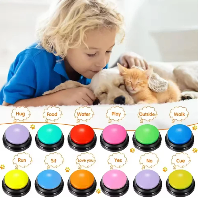 botão gravável para cães