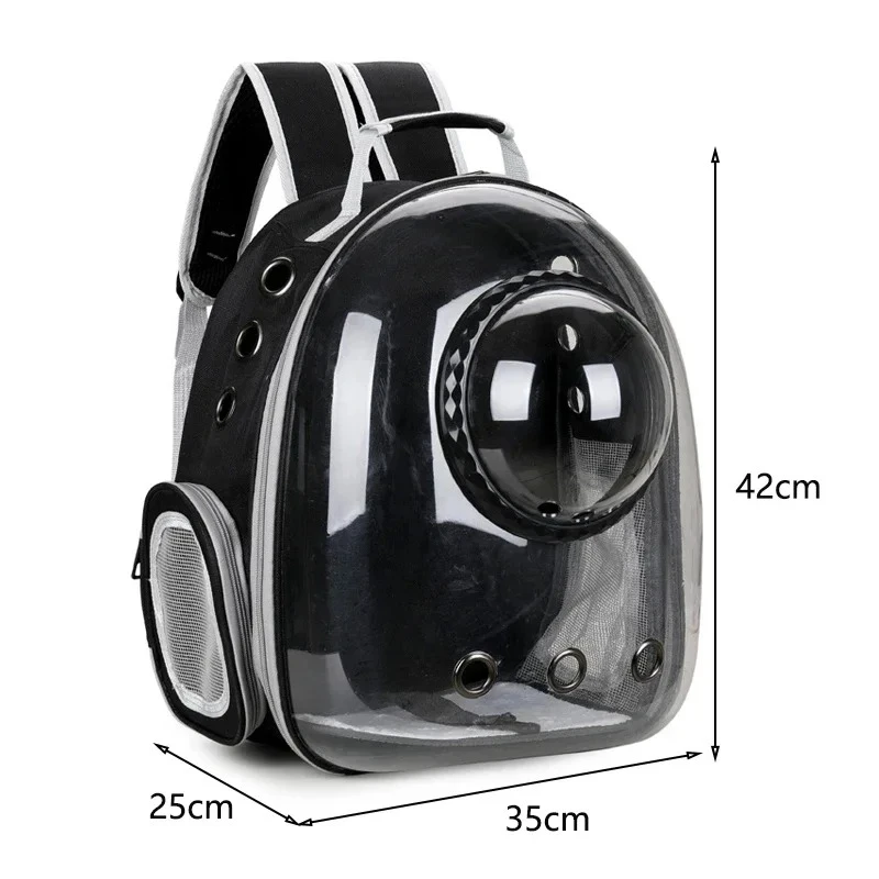 Mochila para Transporte de Cães e Gatos Transparente - Image 6