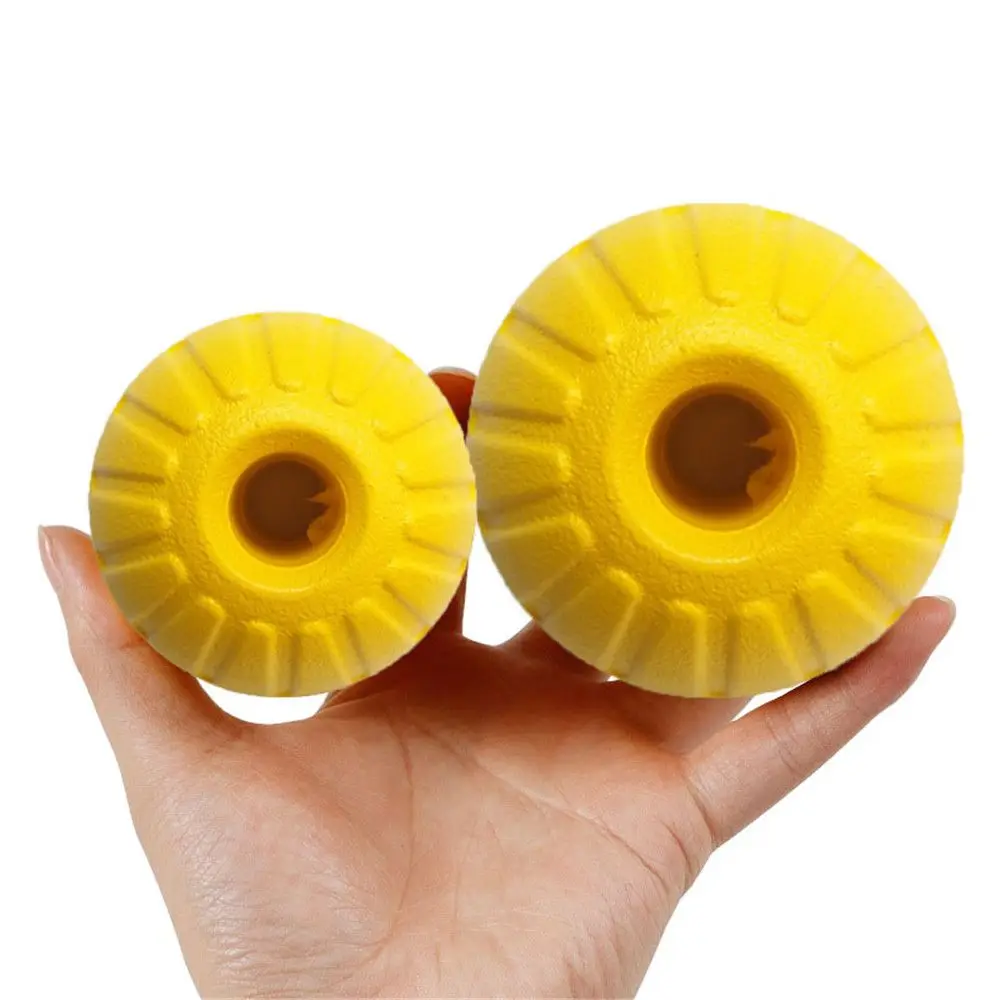 Bola de Borracha para Cães EVA 7 cm Amarela para Treinamento - Imagem 3