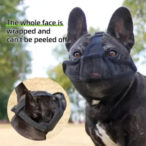 focinheira de malha para cães de focinho curto