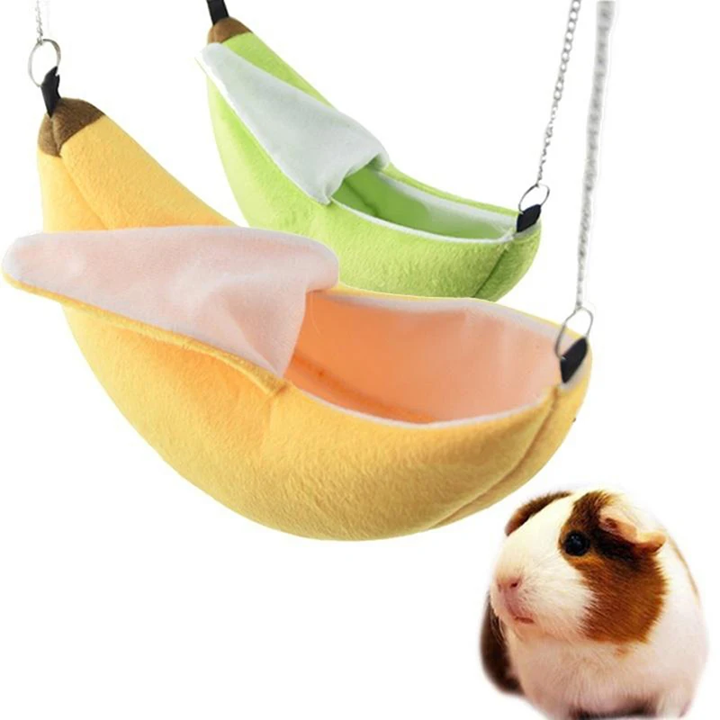 Ninho de Pelúcia para Hamster em Formato de Banana 20x6,5 cm - Imagem 2