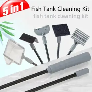 kit limpeza para aquário 3 em 1