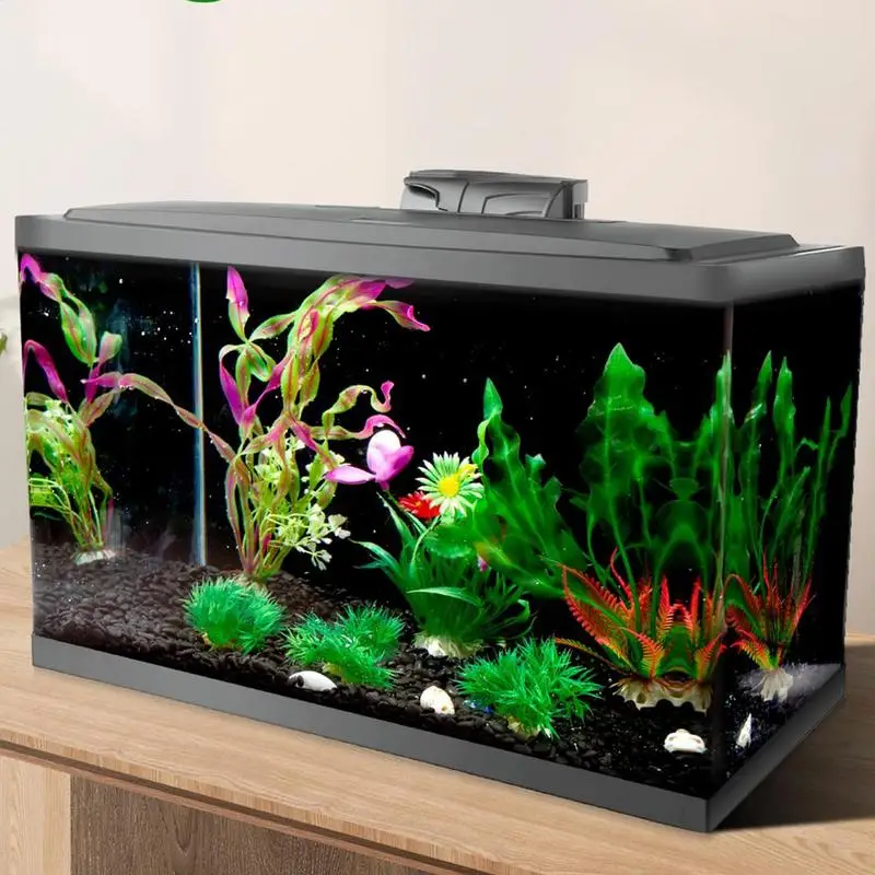 Fundo de Aquário Estático Preto Adesivo para Tanques de Peixes - Imagem 2