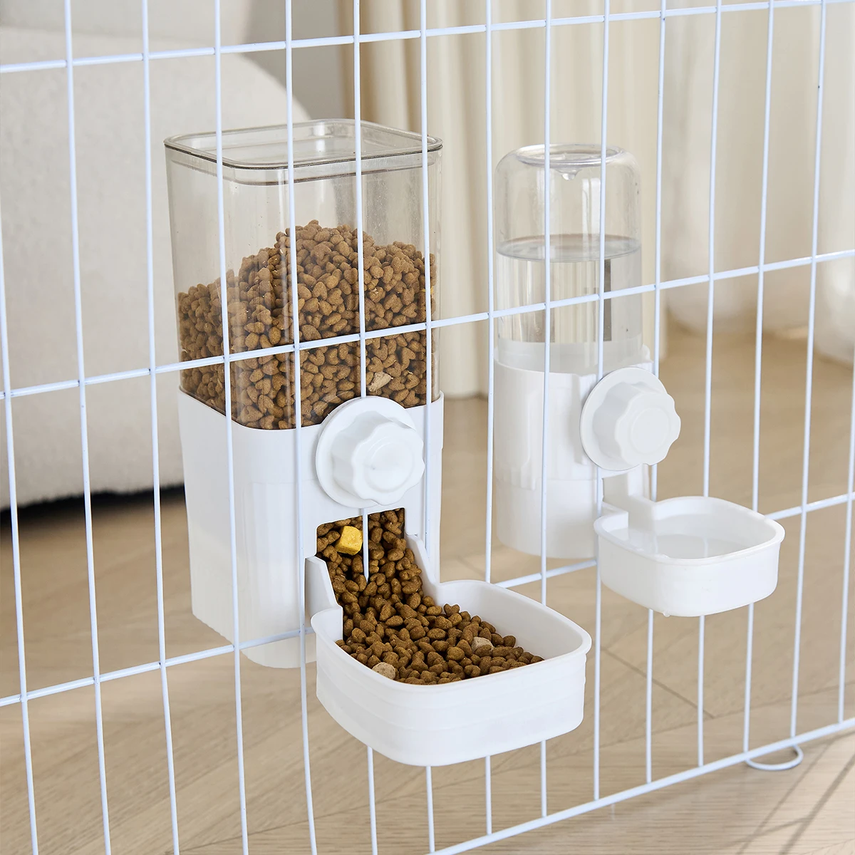 Alimentador Automático para Cães e Gatos Pequenos com Tigela Suspensa - Imagem 5