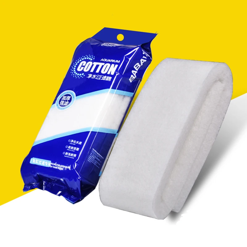 Filtro de Esponja Bioquímica para Aquário, Branco, Cortável e Reutilizável - Imagem 5