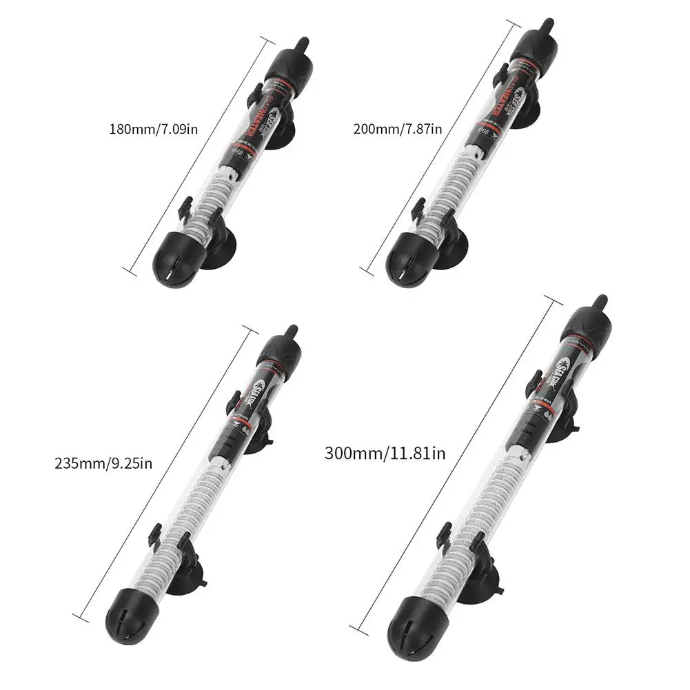 Aquecedor Submersível para Aquário com Termostato Ajustável de 25-300W - Imagem 6