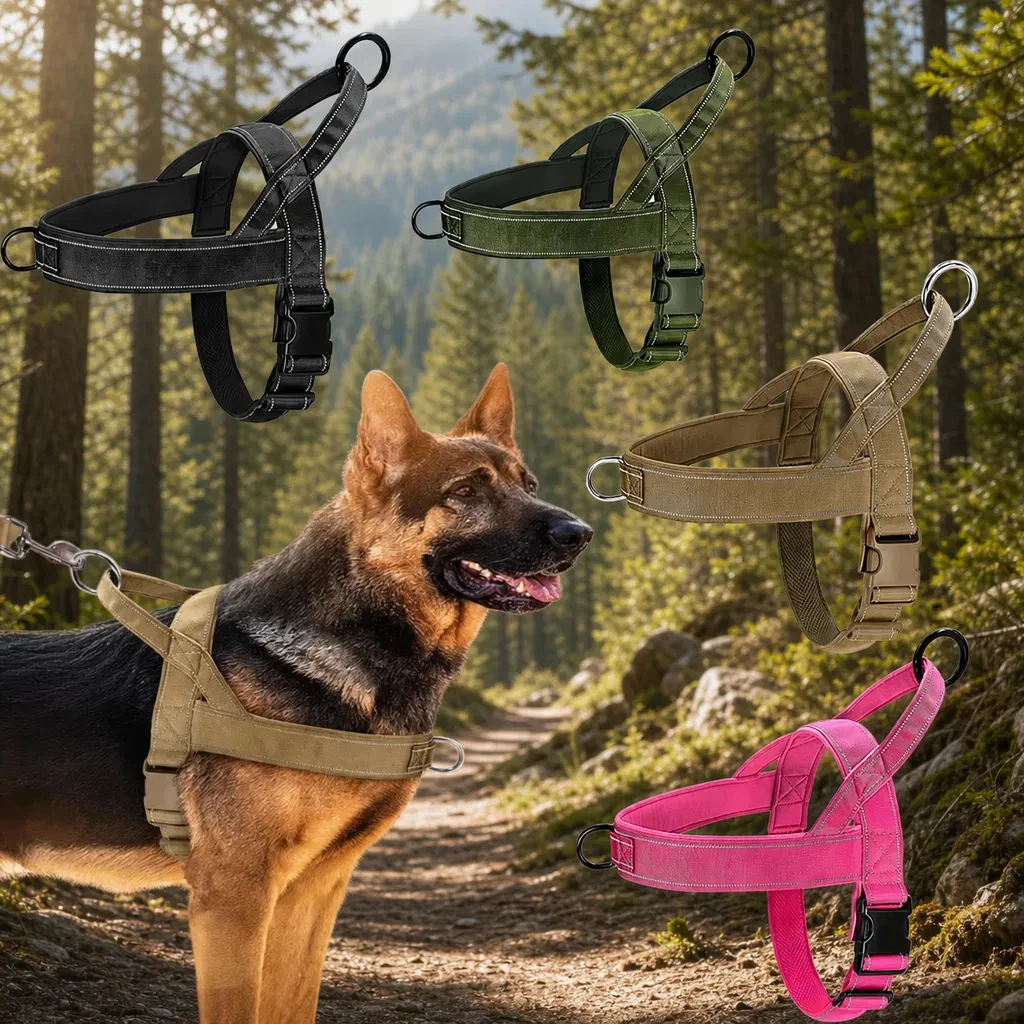 colete tático para cães grandes