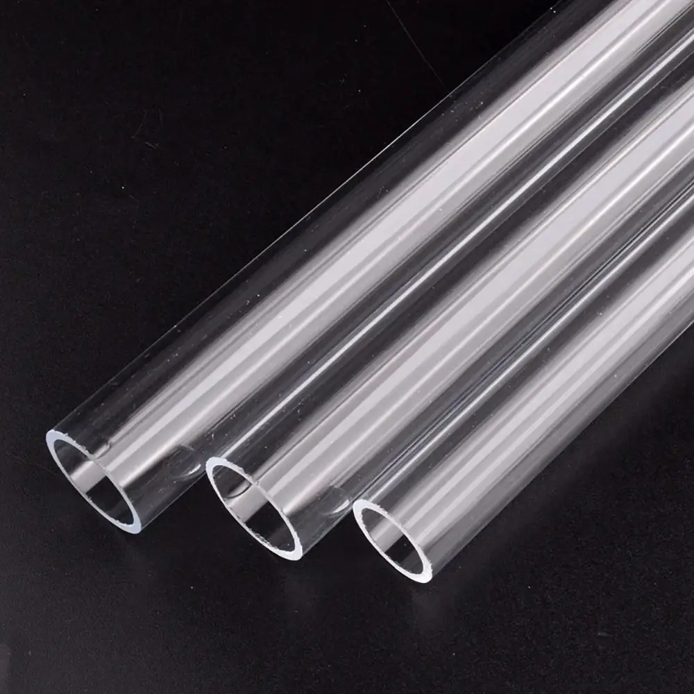 Tubo de Acrílico Transparente para Aquário 16 a 50 mm DIY - Imagem 2