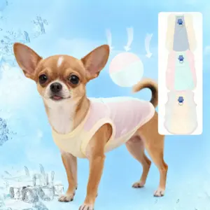 colete refrescante para cães com proteção UV