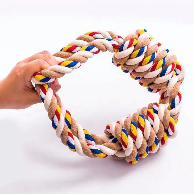 Brinquedo de Corda para Cães de Algodão Natural 45 cm Resistente - Imagem 5
