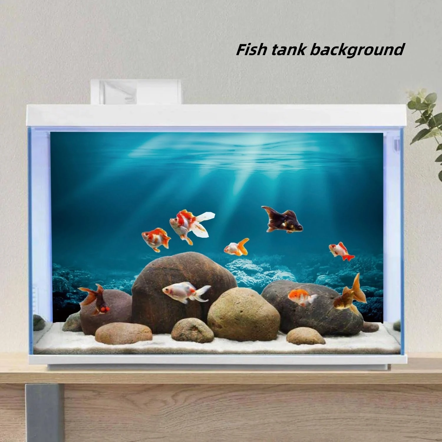 Pintura de Fundo para Aquário com Recifes Marinhos Aplicação Fácil - Image 4