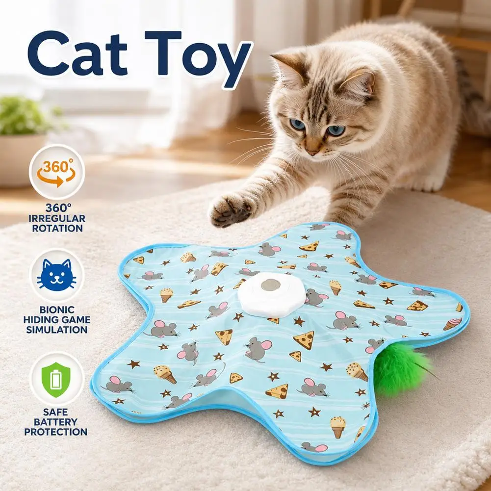 Brinquedo para Gatos USB Recarregável com Movimento e Pena - Image 6