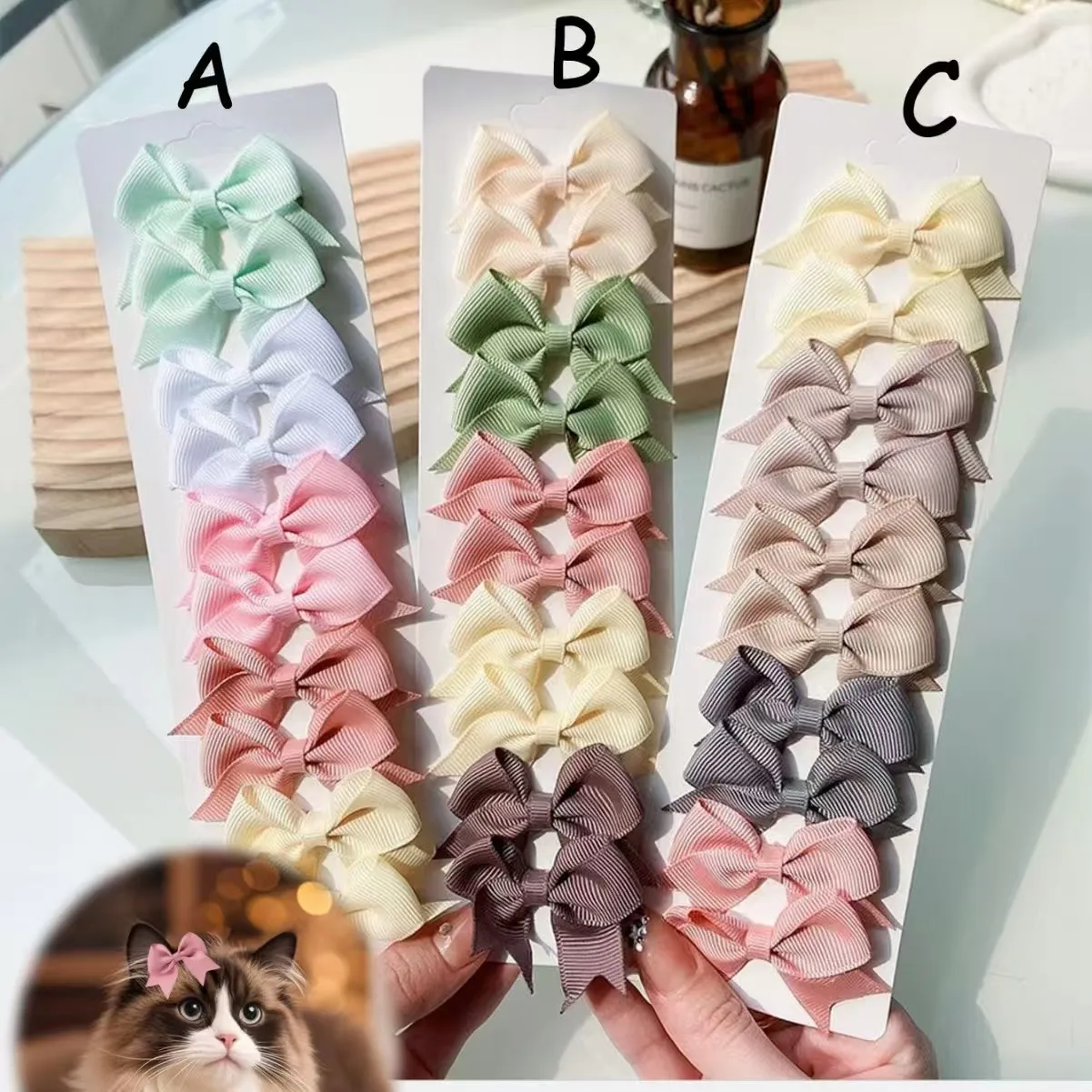 grampos de cabelo para cães pequenos