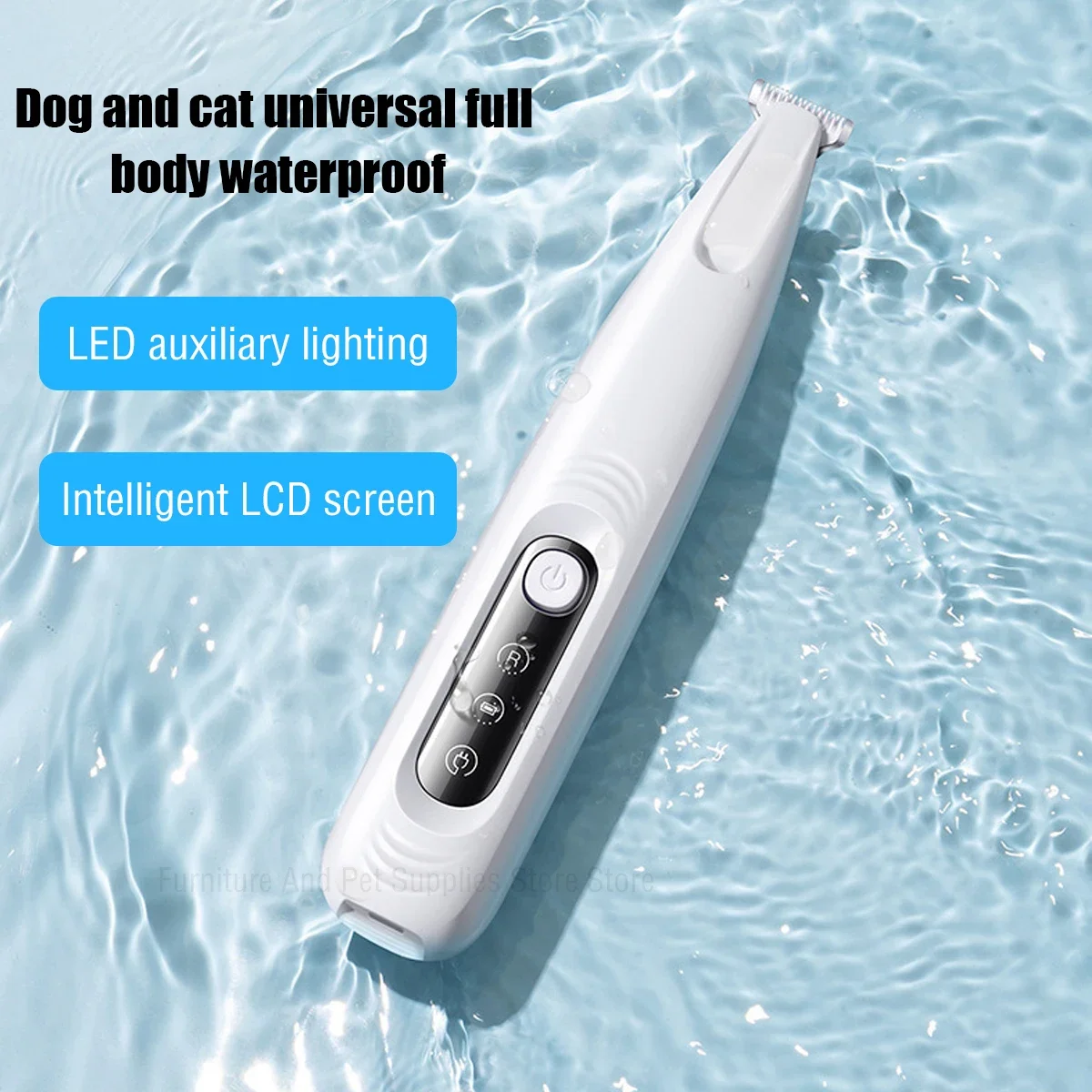 Aparador de Pelos para Cães com Luz LED e Lâmina de 18mm - Imagem 6