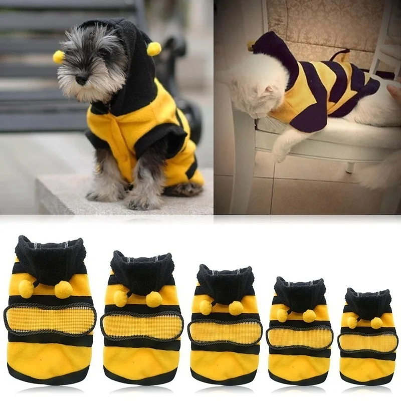 moletom abelha para cães e gatos