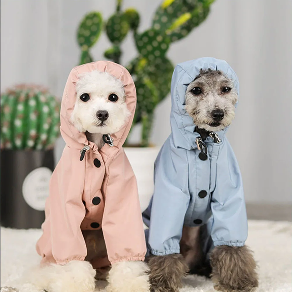 Capa de Chuva para Cães com Alça Refletiva e Buraco para Coleira - Image 5