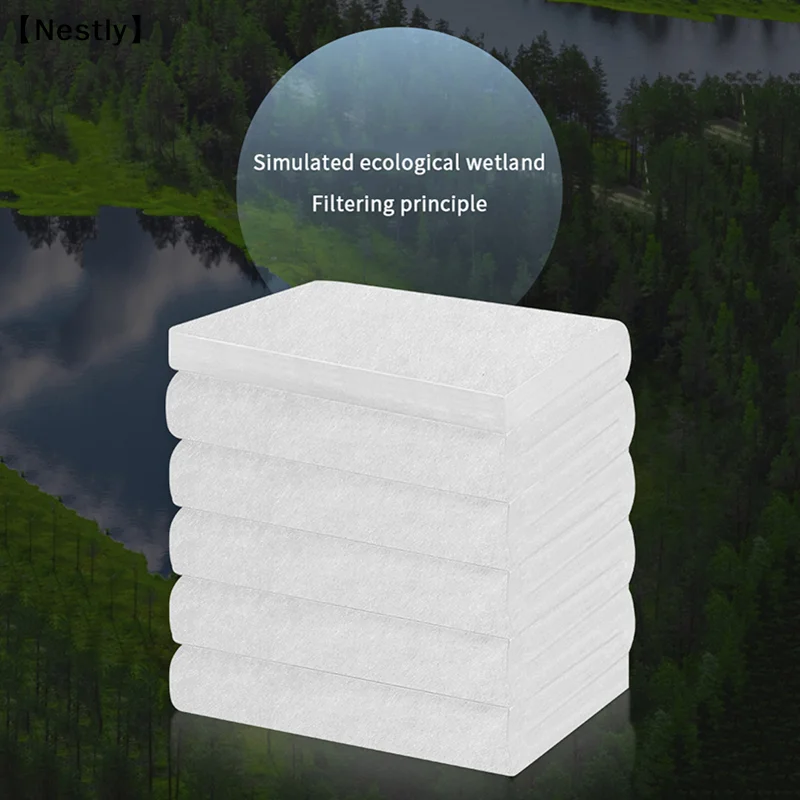 Esponja Filtrante para Aquário 100x10x3 cm de Algodão Biológico - Imagem 5