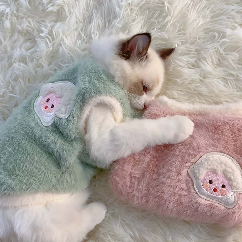 colete para gatos de inverno