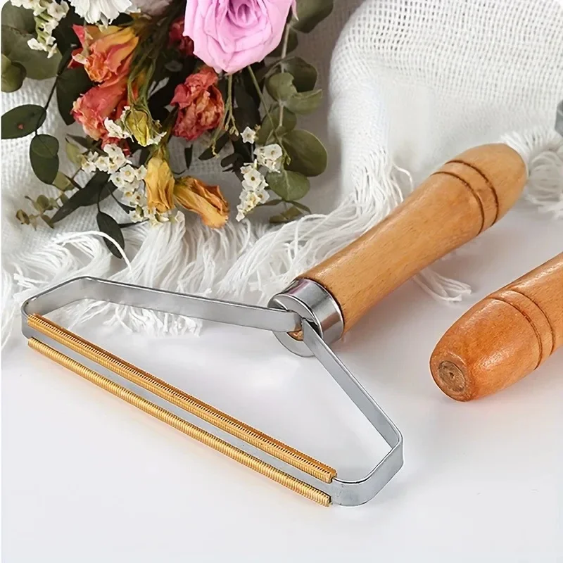 Removedor de Pelos para Cães e Gatos de Madeira e Metal 16,5 cm - Imagem 2