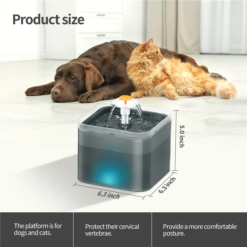 Comedouro Automático WiFi para Cães e Gatos 3.5L com APP e Voz - Imagem 6