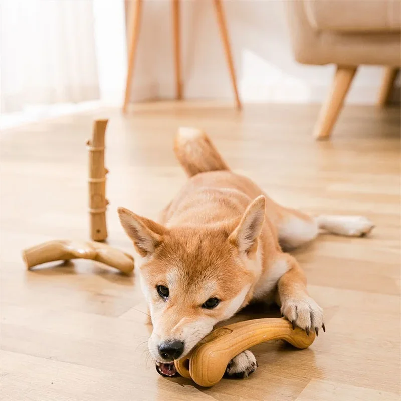 Brinquedo Mastigável para Cães de Fibra de Pinho Não Tóxica - Imagem 3