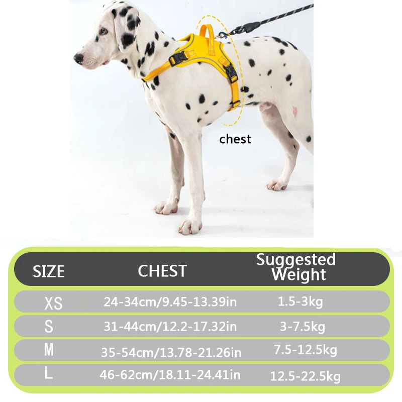 Arnês para Cães com Estrutura de Desgaste Rápido Ultraleve - Imagem 2